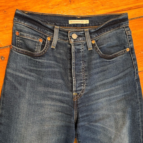 Levi’s Ribcage Straight Ankle Jeans 27 - Picture 4 of 13